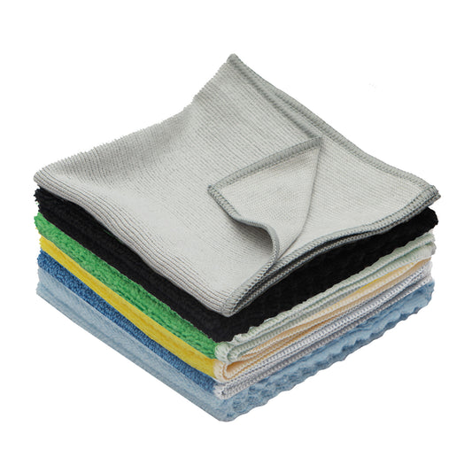 Set of 7 Microfiber Cleaning Cloths